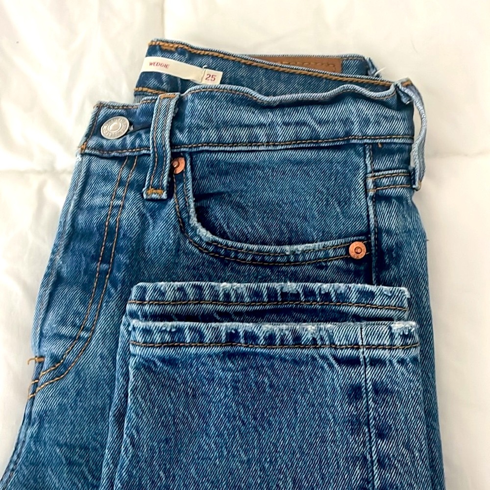 Vintage Straight Blue Jeans